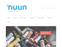 Tablet Screenshot of nuun.co.za